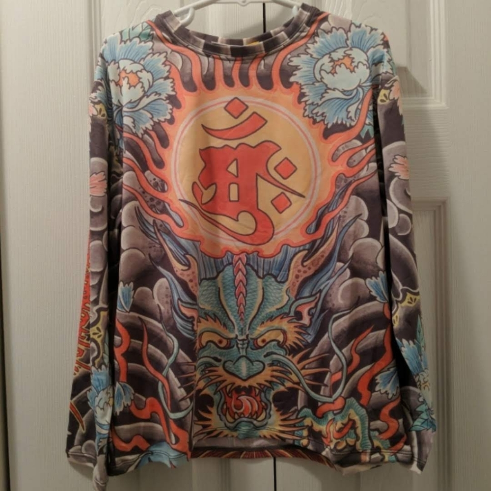 Yellowman Sun Dragon Rashguard